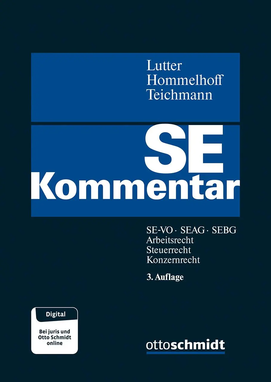 Cover: 9783504311841 | SE-Kommentar | Peter Hommelhoff (u. a.) | Buch | 1500 S. | Deutsch