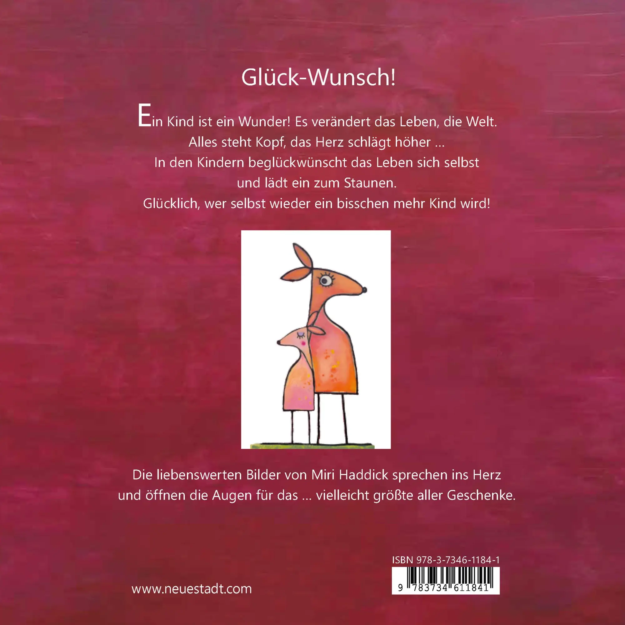 Rückseite: 9783734611841 | Seit du da bist | Miri Haddick | Buch | BildWorte | 64 S. | Deutsch