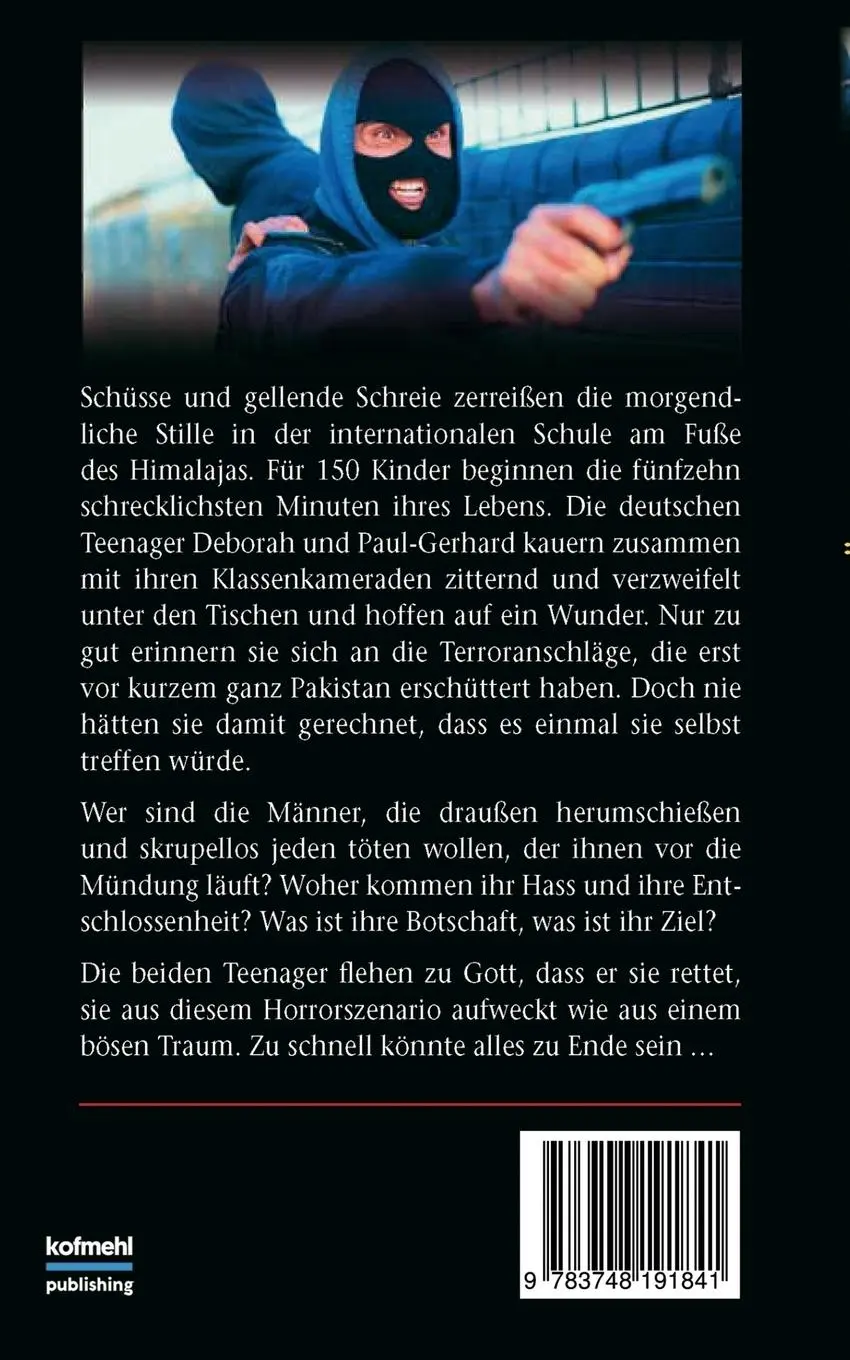 Rückseite: 9783748191841 | Fünfzehn Minuten Todesgefahr | Damaris Kofmehl | Taschenbuch | 288 S.