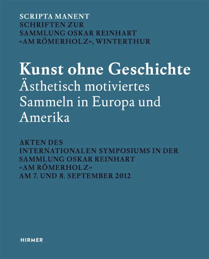 Cover: 9783777421841 | Kunst ohne Geschichte? | Mariantonia Reinhard-Felice | Buch | 172 S.