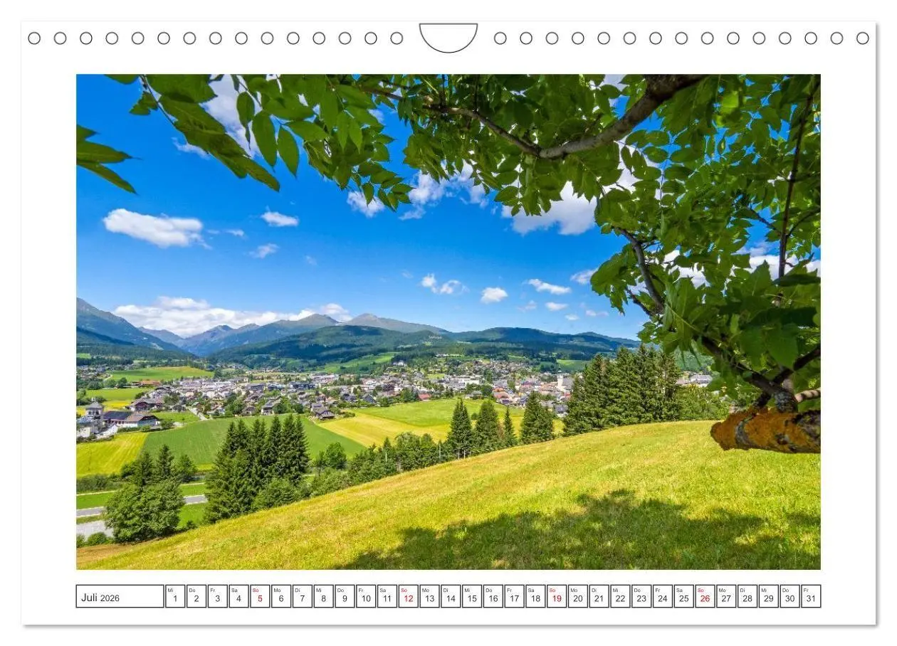 Bild: 9783516661941 | Willkommen in Tamsweg (Wandkalender 2026 DIN A4 quer), CALVENDO...