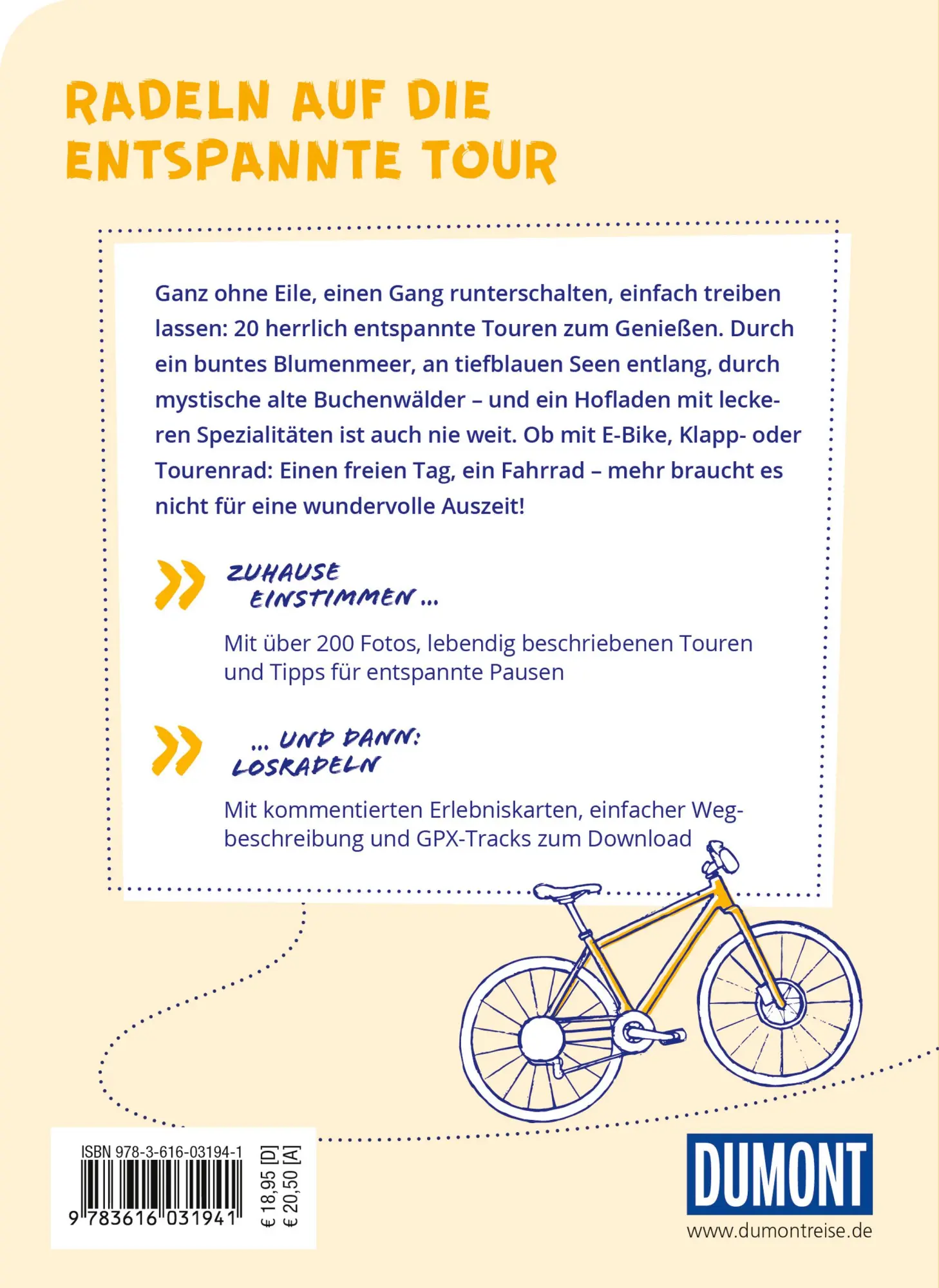 Rückseite: 9783616031941 | DUMONT Radelzeit an der Mecklenburgischen Seenplatte | Volker Häring