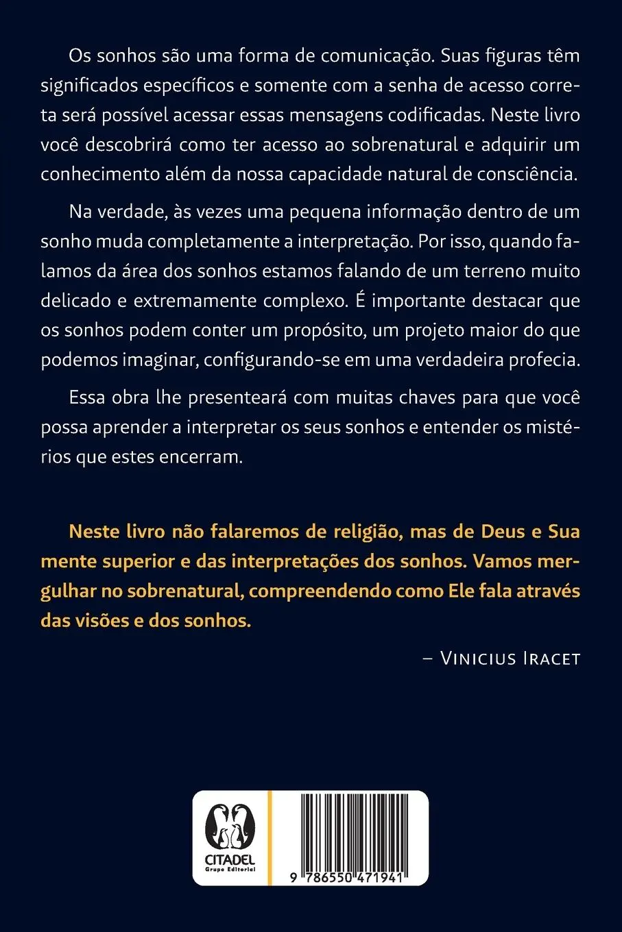 Rückseite: 9786550471941 | Sonhos | Vinícius Iracet | Taschenbuch | Paperback | Portugiesisch