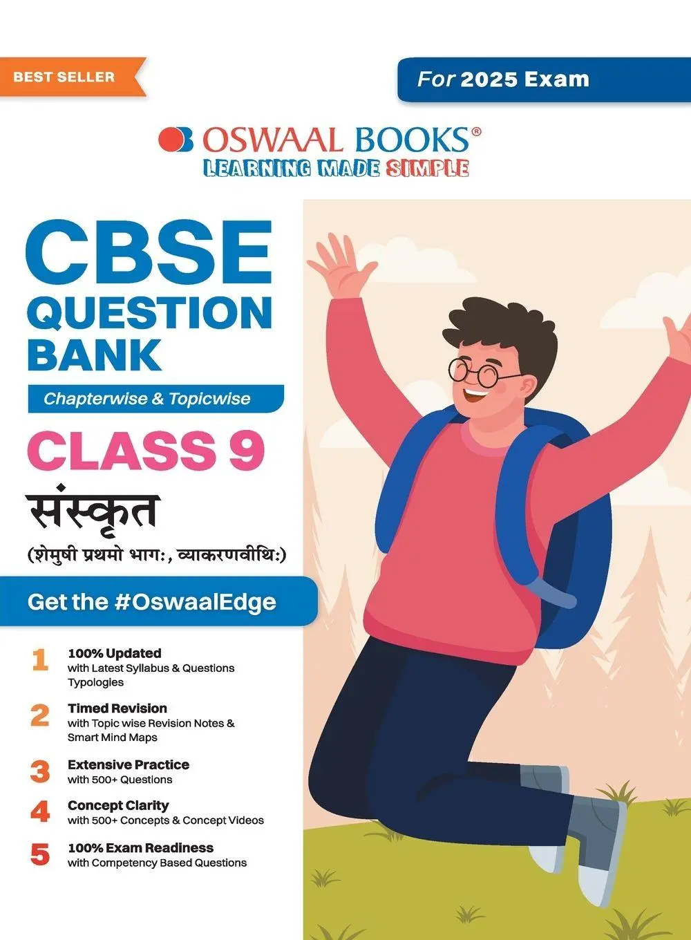 Cover: 9789359581941 | Oswaal CBSE Question Bank Class 10 Sanskrit, Chapterwise and...