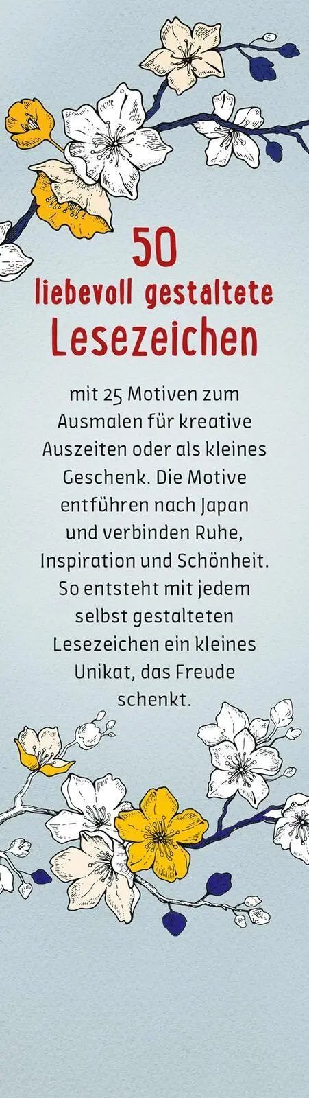 Rückseite: 4014489142041 | Mein Japan | 50 Lesezeichen zum Ausmalen | Taschenbuch | 104 S. | 2026