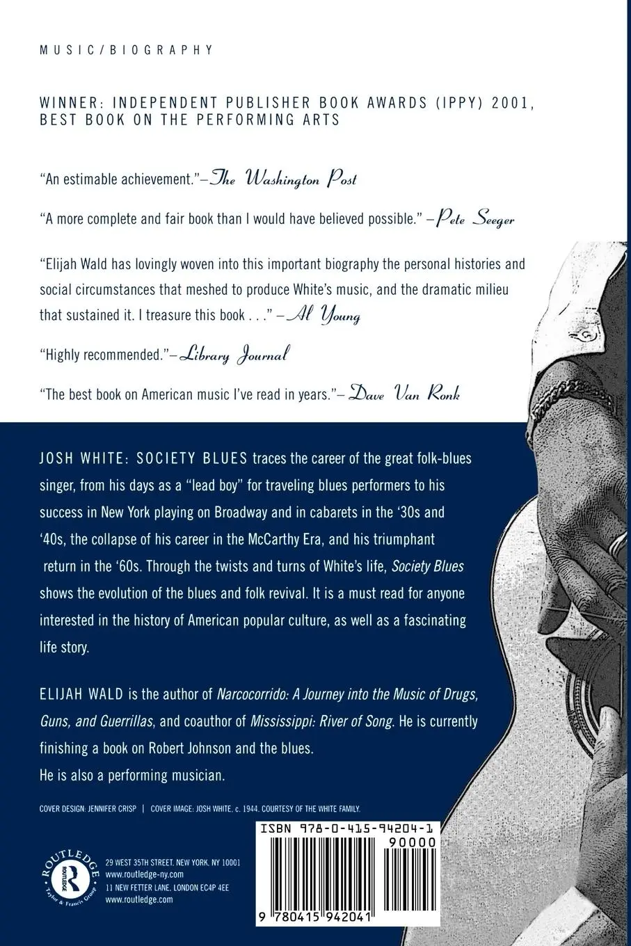 Rückseite: 9780415942041 | Josh White | Society Blues | Elijah Wald | Taschenbuch | Englisch