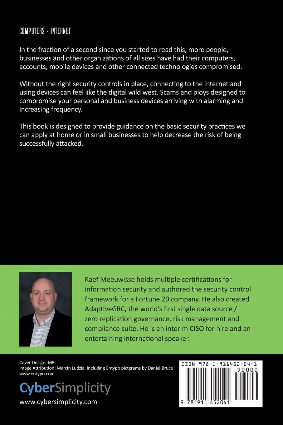 Rückseite: 9781911452041 | Cybersecurity | Home and Small Business | Raef Meeuwisse | Taschenbuch
