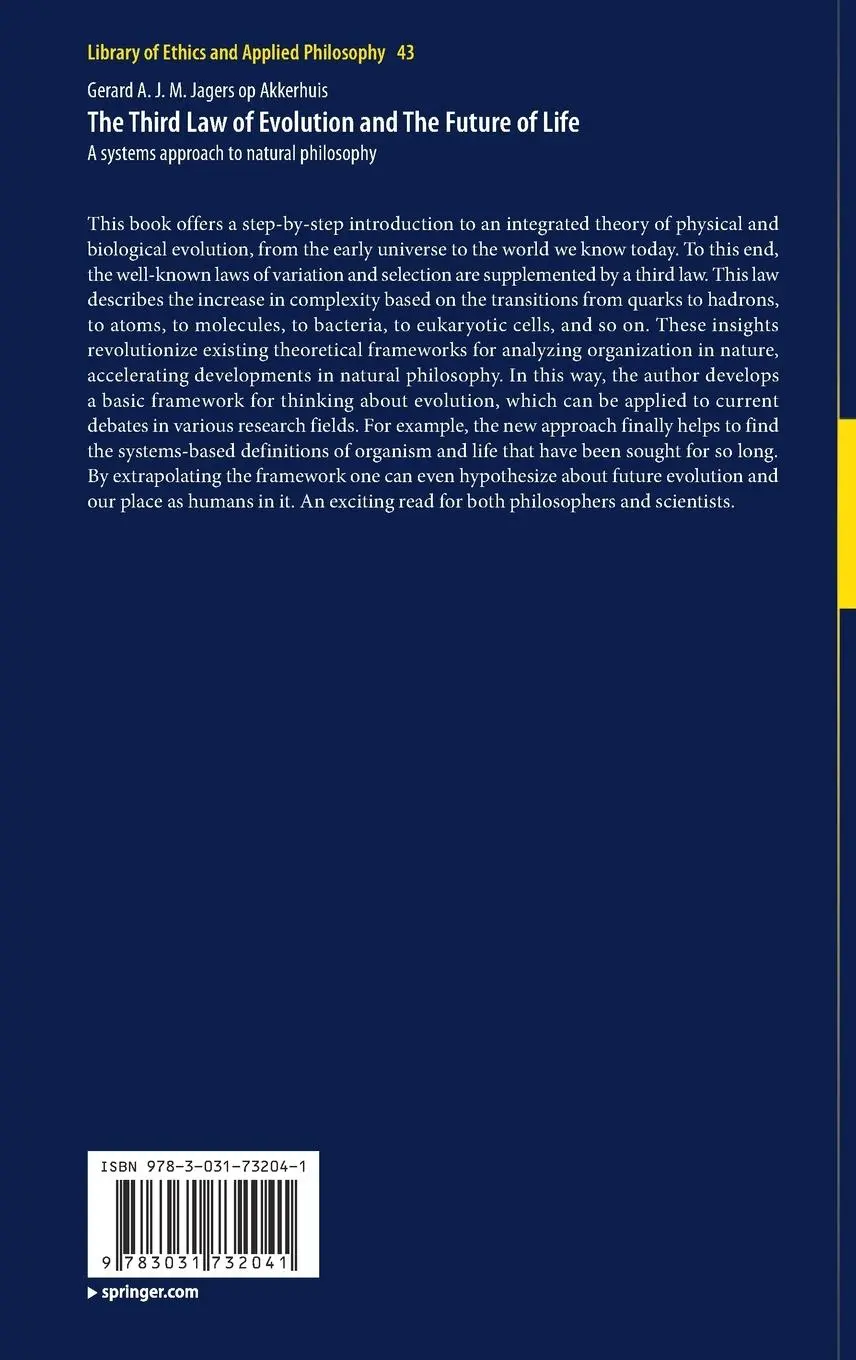 Rückseite: 9783031732041 | The Third Law of Evolution and The Future of Life | Akkerhuis | Buch