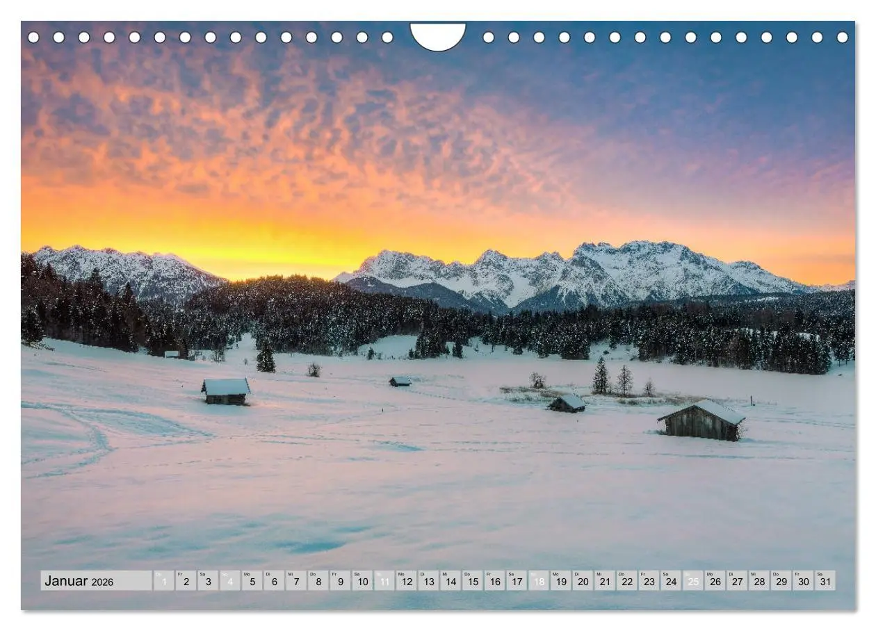 Bild: 9783457772041 | Wunderschönes Bayern (Wandkalender 2026 DIN A4 quer), CALVENDO...