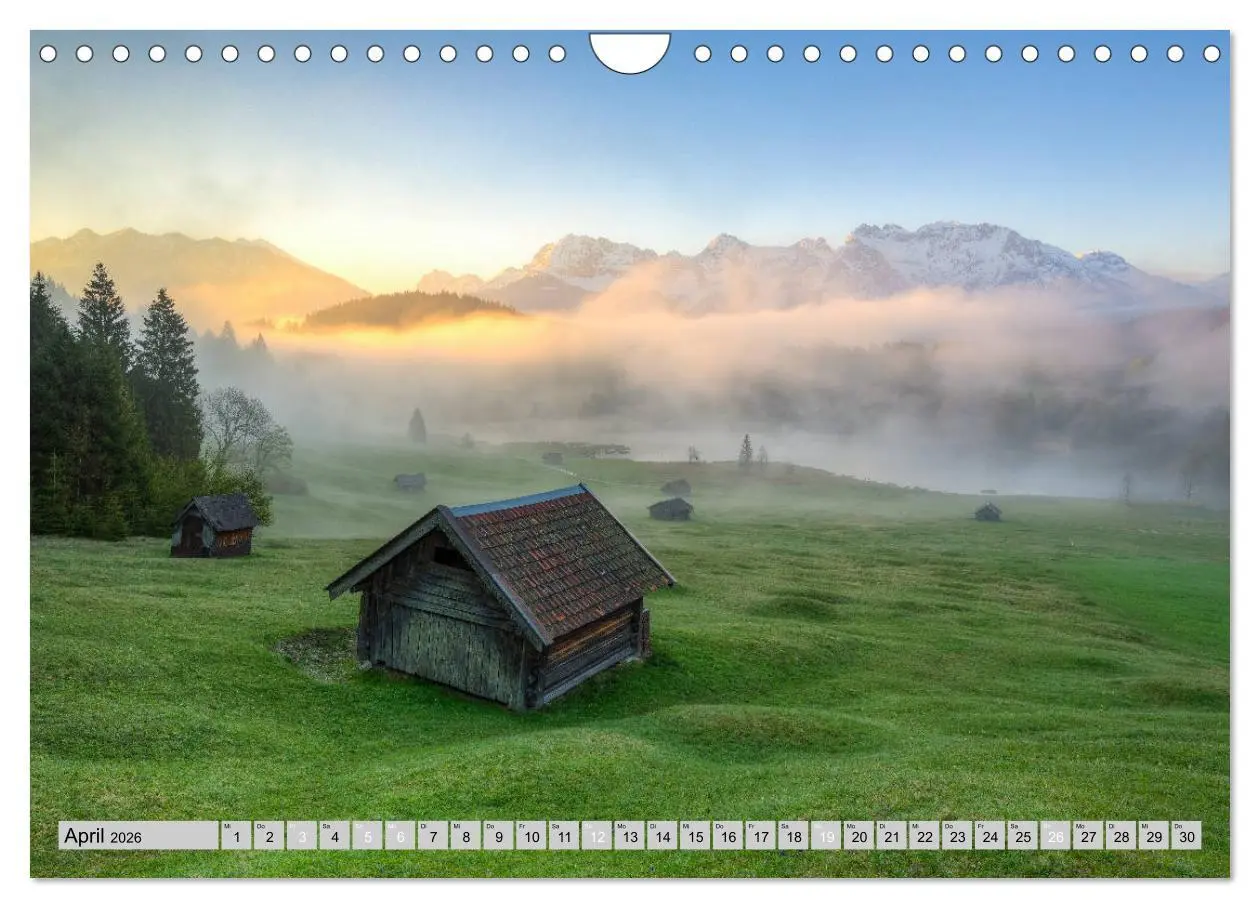 Bild: 9783457772041 | Wunderschönes Bayern (Wandkalender 2026 DIN A4 quer), CALVENDO...