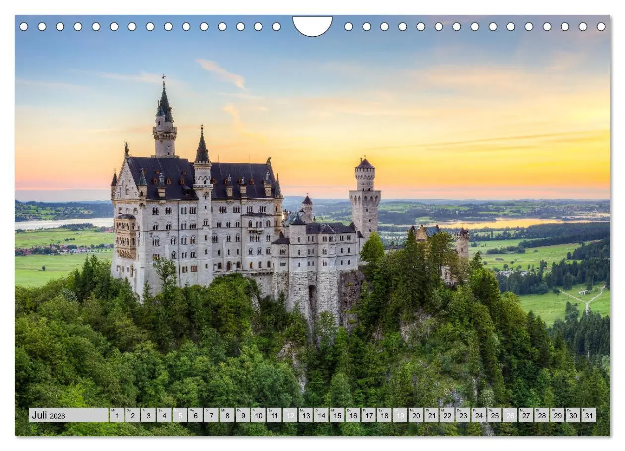 Bild: 9783457772041 | Wunderschönes Bayern (Wandkalender 2026 DIN A4 quer), CALVENDO...