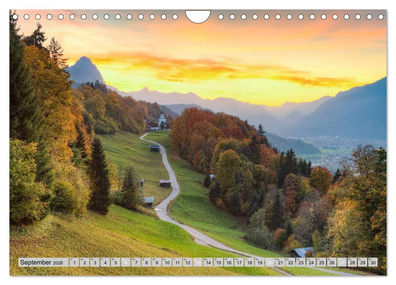 Bild: 9783457772041 | Wunderschönes Bayern (Wandkalender 2026 DIN A4 quer), CALVENDO...