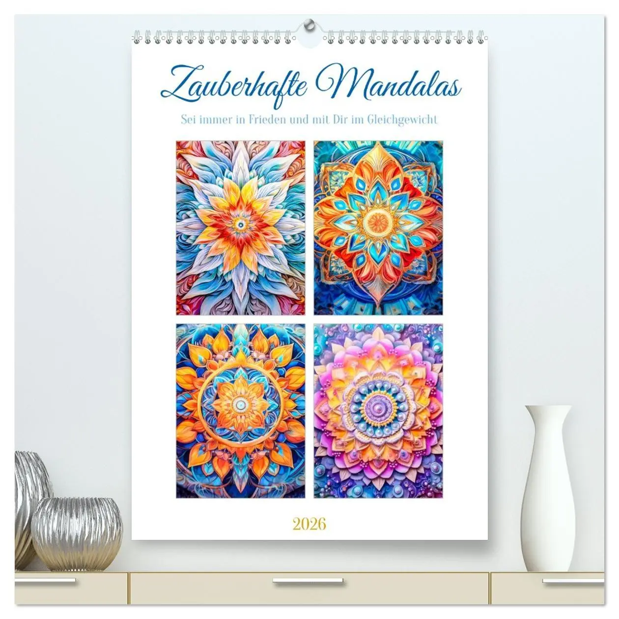 Cover: 9783516312041 | Zauberhafte Mandalas (hochwertiger Premium Wandkalender 2026 DIN A2...