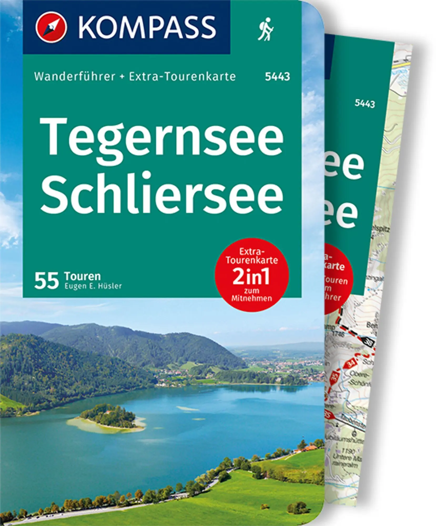 Cover: 9783991212041 | KOMPASS Wanderführer Tegernsee, Schliersee, 55 Touren mit...