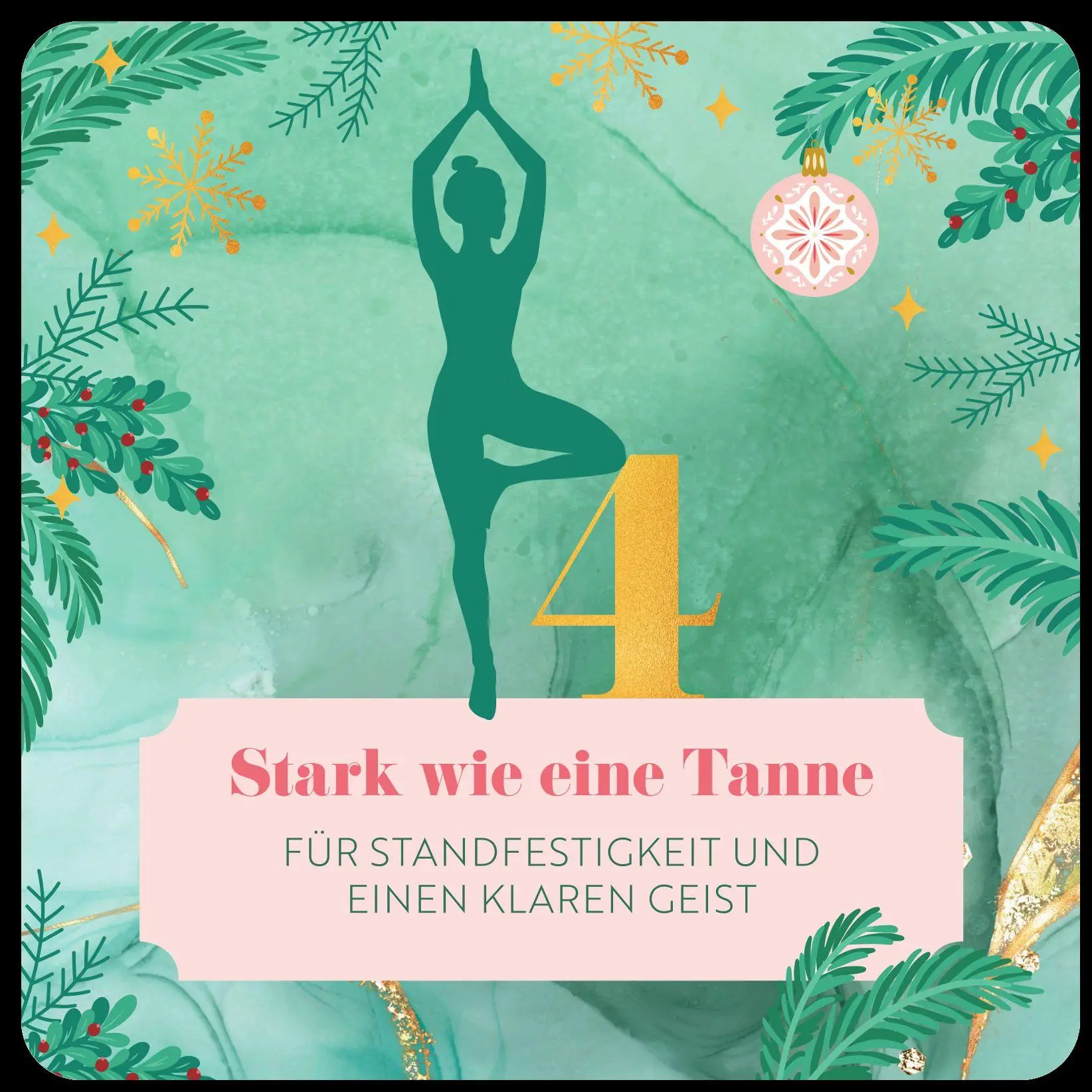 Bild: 4280000572141 | 24 x Yoga im Advent | 24 Übungen für eine entspannte Adventszeit