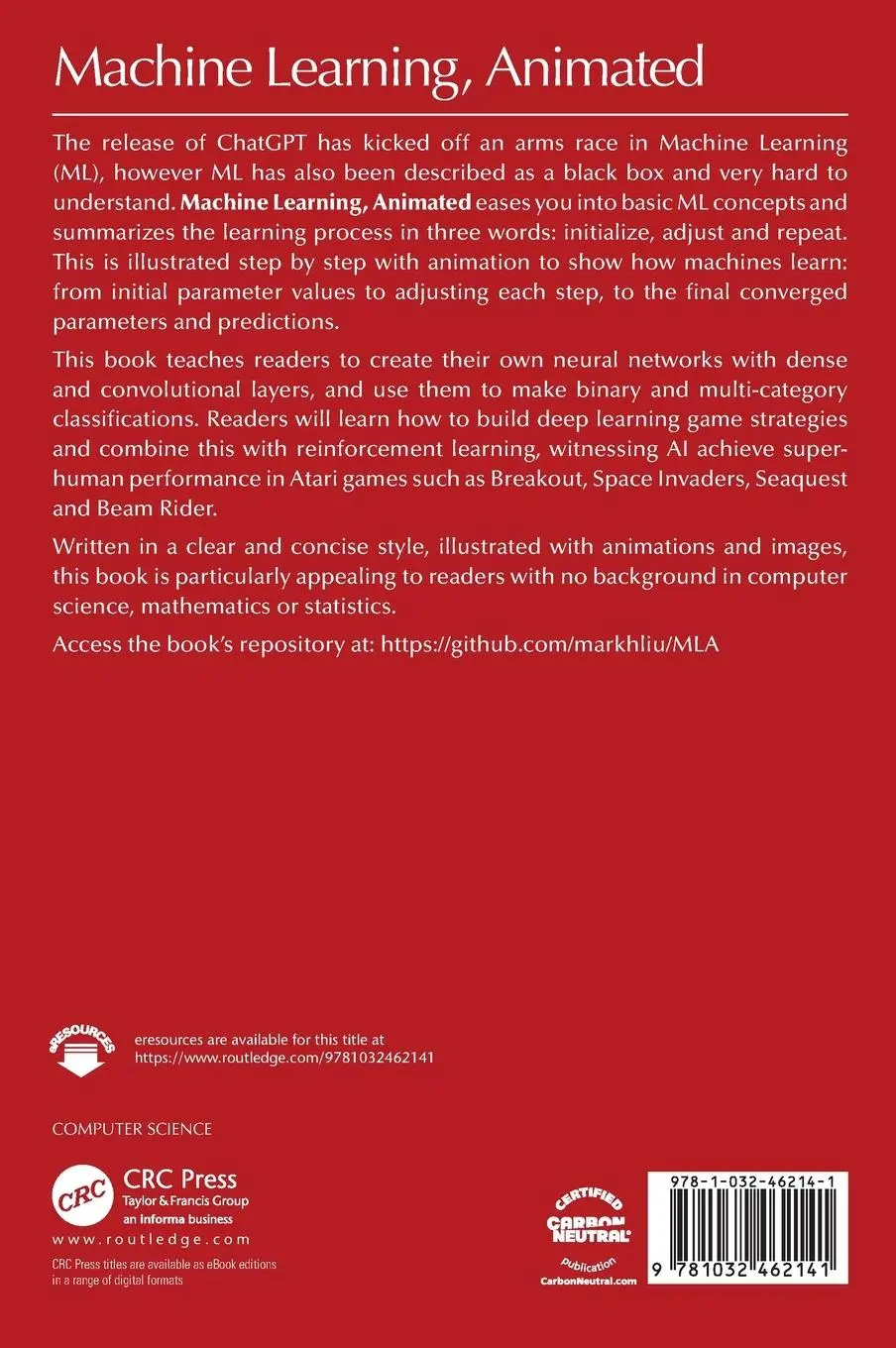 Rückseite: 9781032462141 | Machine Learning, Animated | Mark Liu | Buch | Englisch | 2023