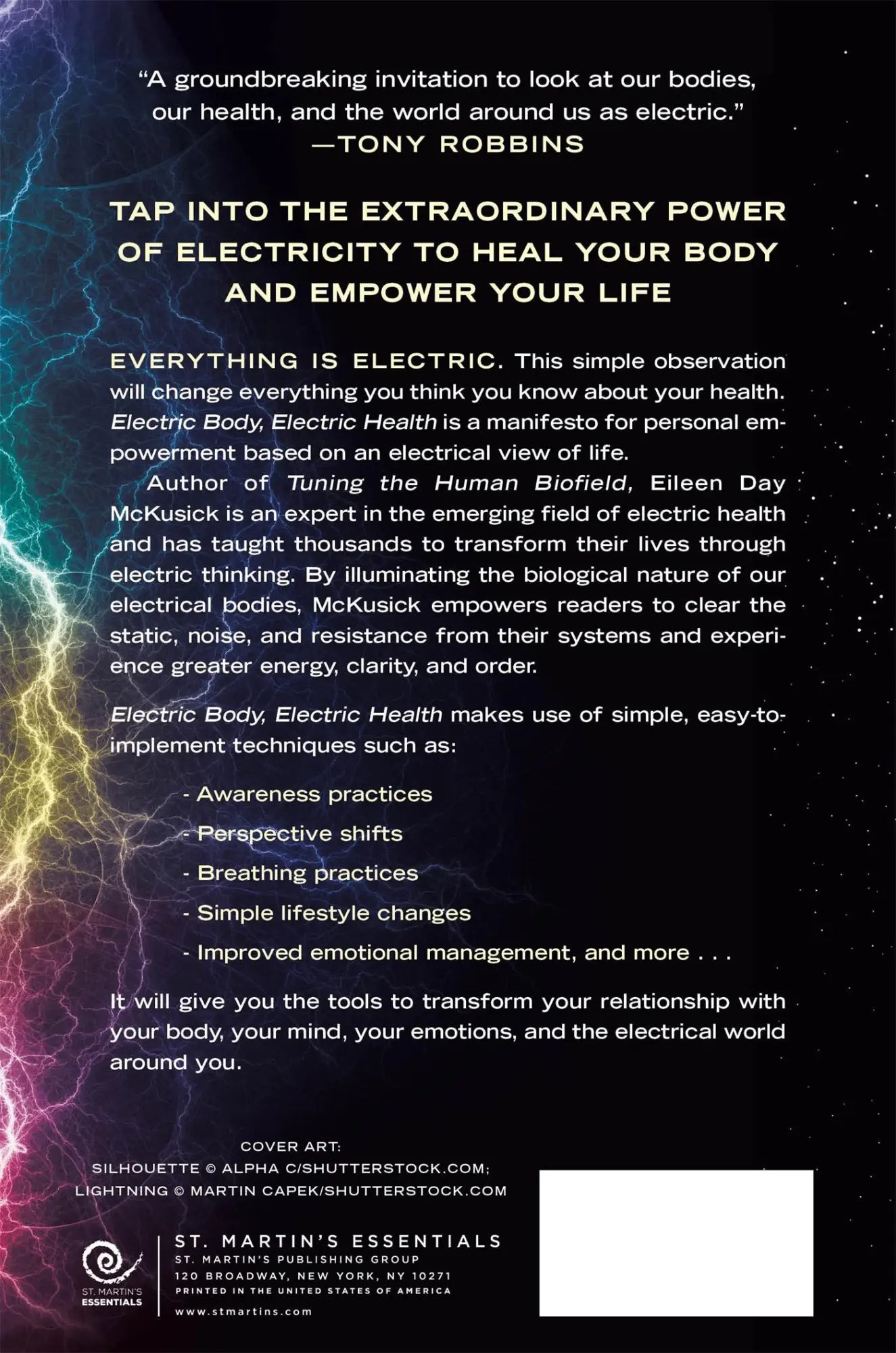 Rückseite: 9781250262141 | Electric Body, Electric Health | Eileen Day Mckusick | Taschenbuch