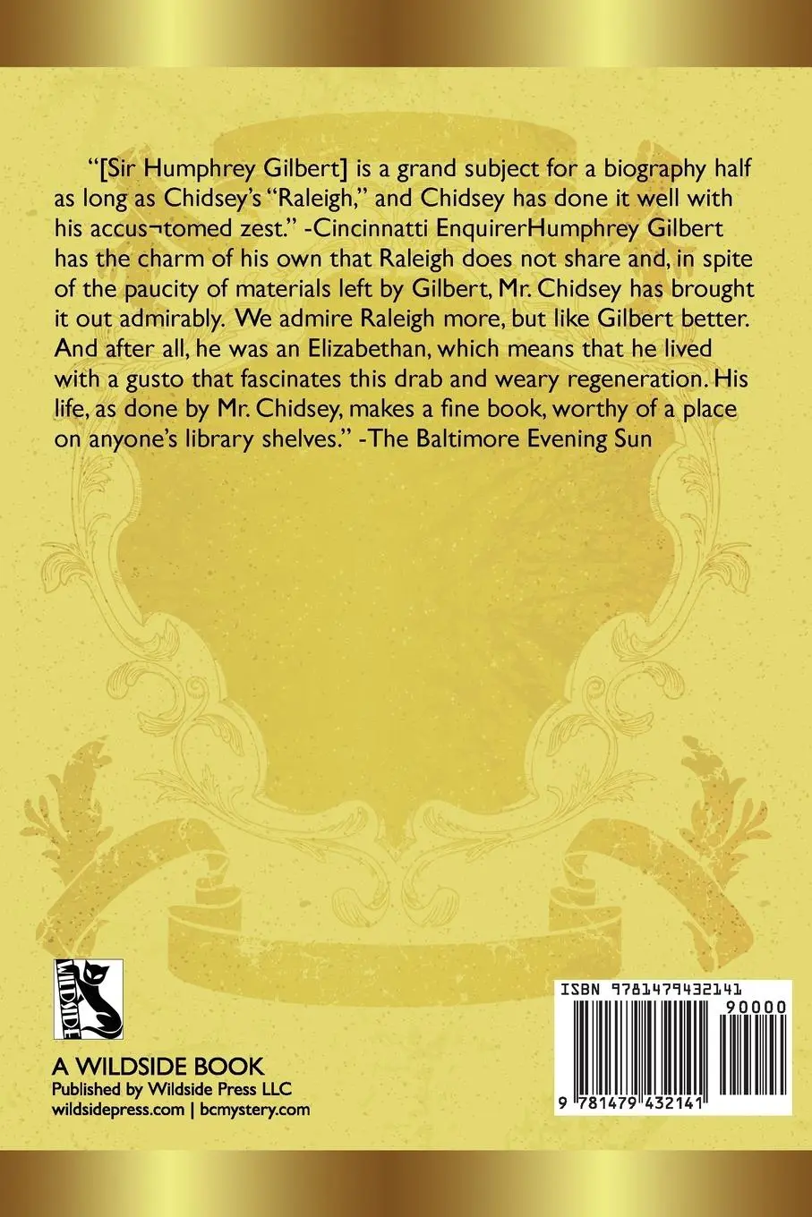 Rückseite: 9781479432141 | Sir Humphrey Gilbert | Elizabeth's Racketeer | Donald Barr Chidsey