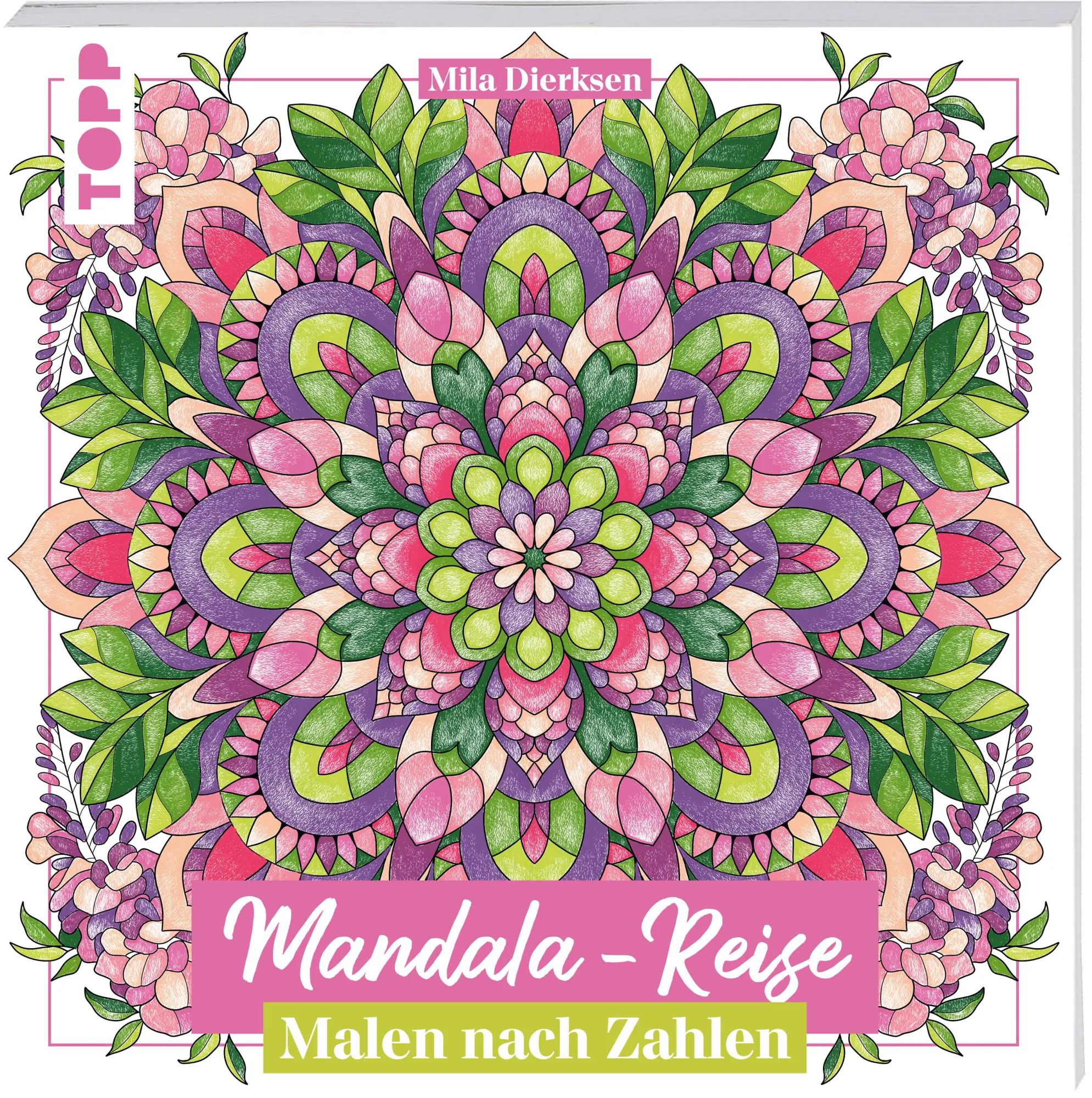 Cover: 9783735882141 | Mandala-Reise | Malen nach Zahlen | Mila Dierksen | Taschenbuch | 2025