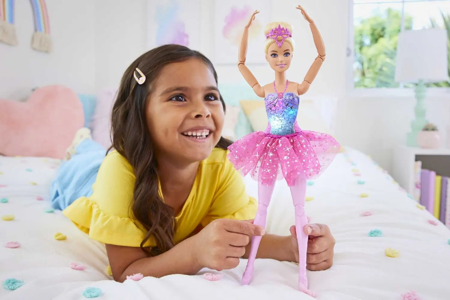 Bild: 194735112241 | Barbie Dreamtopia Zauberlicht Puppe 1 | Offene Verpackung | HLC25