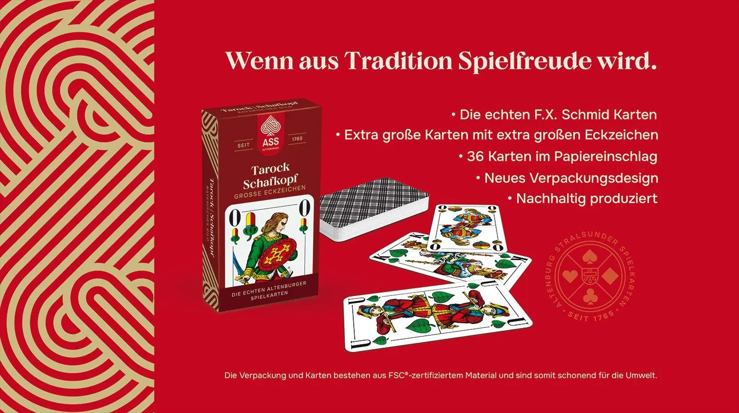 Bild: 4042677702241 | ASS - Schafkopf, große Eckzeichen, bayrisches Bild | GmbH | Spiel