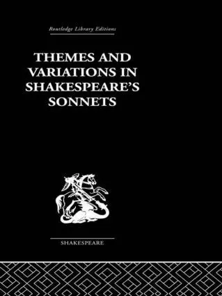 Cover: 9780415612241 | Themes and Variations in Shakespeare's Sonnets | J B Leishman | Buch