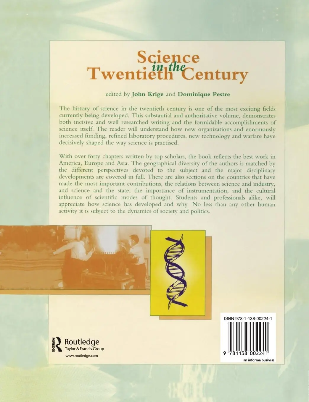 Rückseite: 9781138002241 | Science in the Twentieth Century | John Krige (u. a.) | Taschenbuch