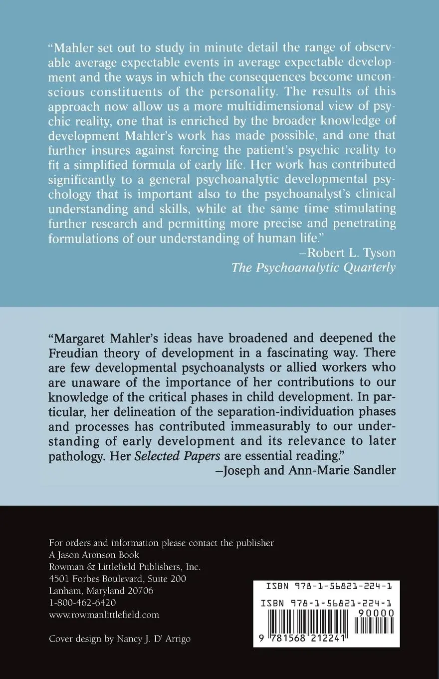 Rückseite: 9781568212241 | Separation--Individuation | Essays in Honor of Margaret S. Mahler