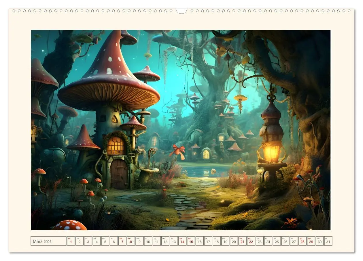 Bild: 9783457512241 | Fabelhafte fremde Welten (Wandkalender 2026 DIN A2 quer), CALVENDO...