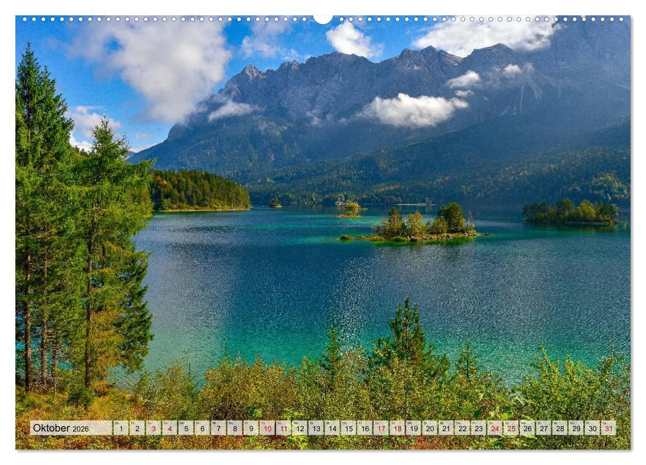 Bild: 9783457682241 | Unterwegs im Werdenfelser Land (hochwertiger Premium Wandkalender...