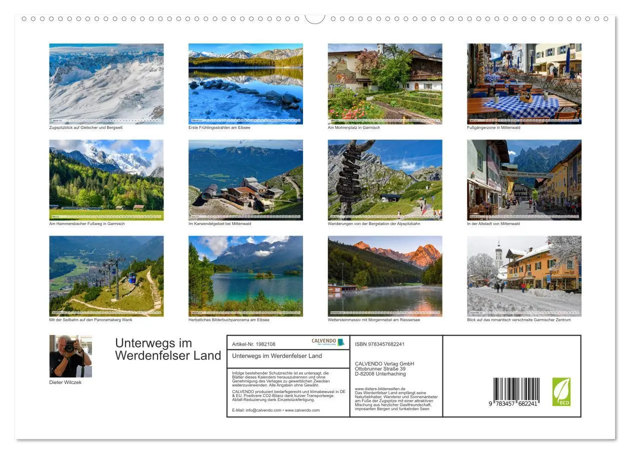 Bild: 9783457682241 | Unterwegs im Werdenfelser Land (hochwertiger Premium Wandkalender...