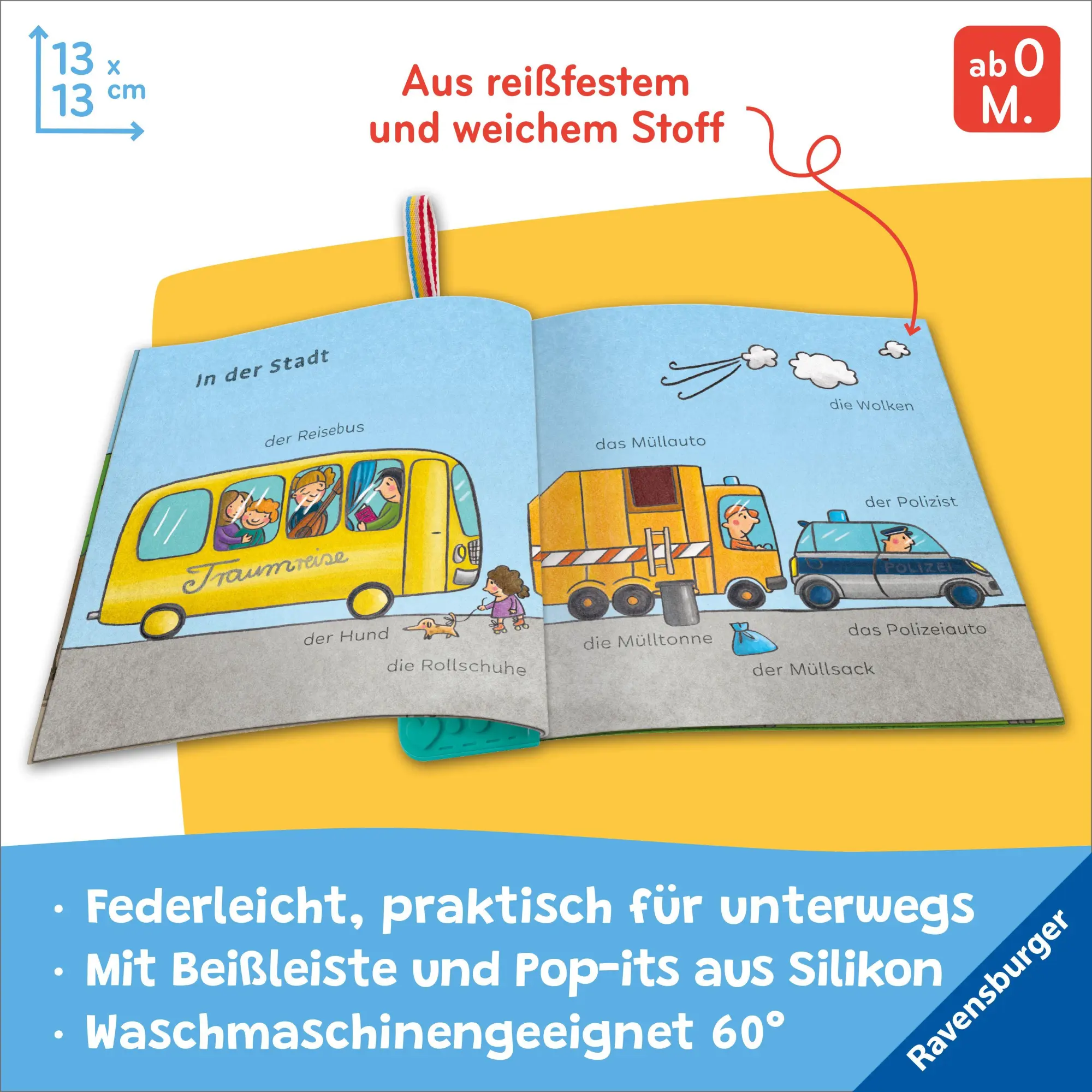Bild: 9783473422241 | Mein Knuddel-Knautsch-Buch: flip&amp;pop. Meine Fahrzeuge | Badstuber