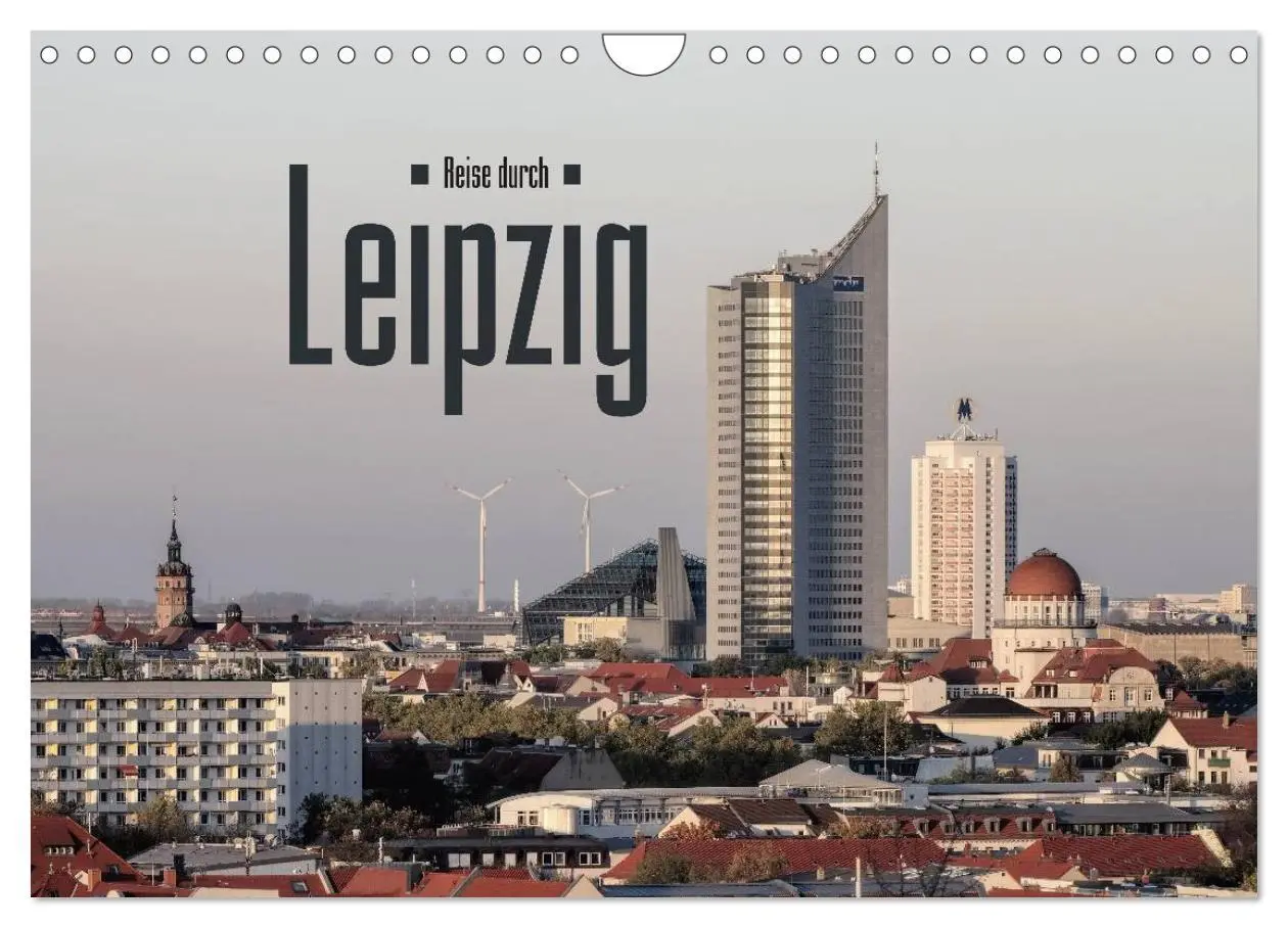 Cover: 9783516082241 | Reise durch Leipzig (Wandkalender 2026 DIN A4 quer), CALVENDO...