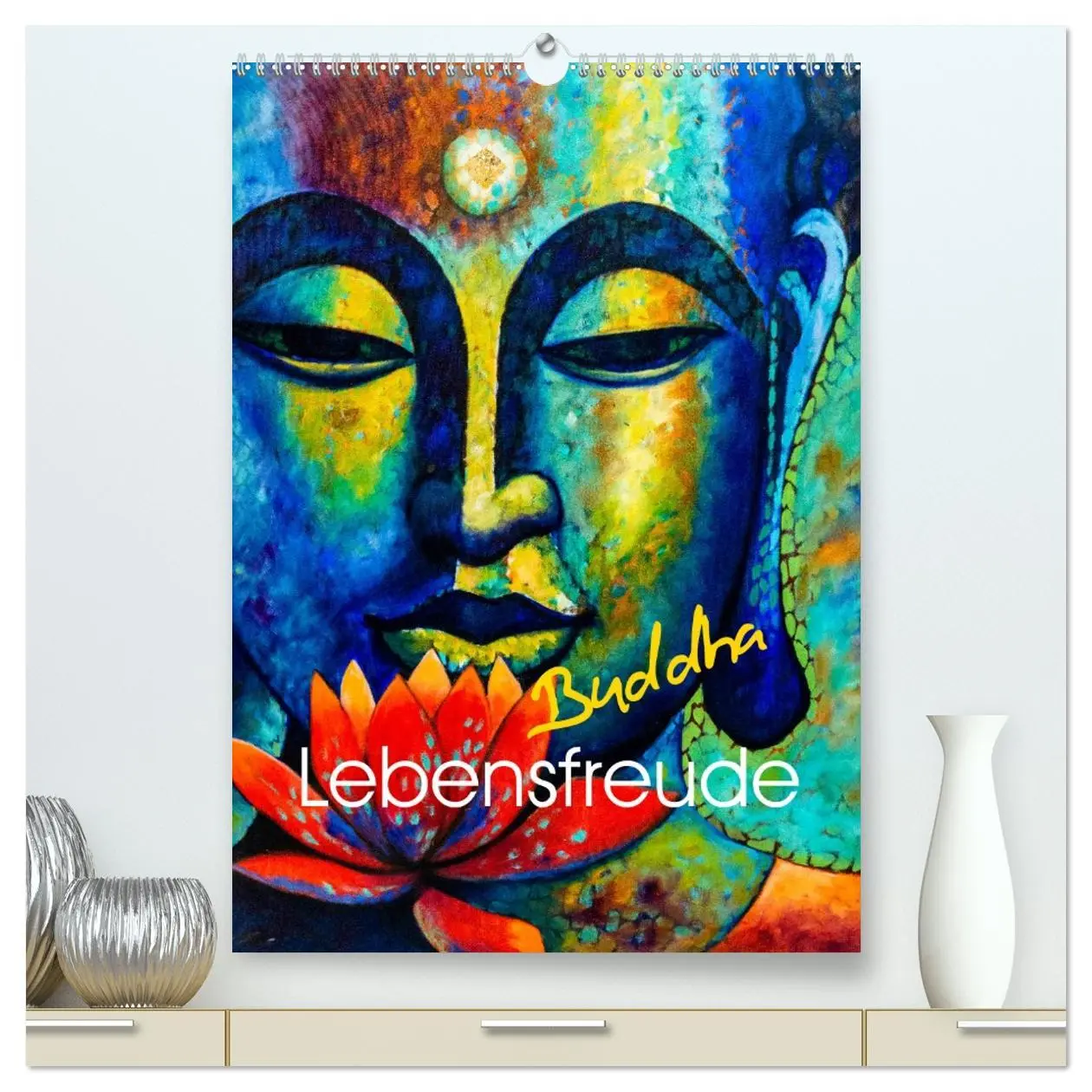 Cover: 9783516392241 | Lebensfreude Buddha (hochwertiger Premium Wandkalender 2026 DIN A2...