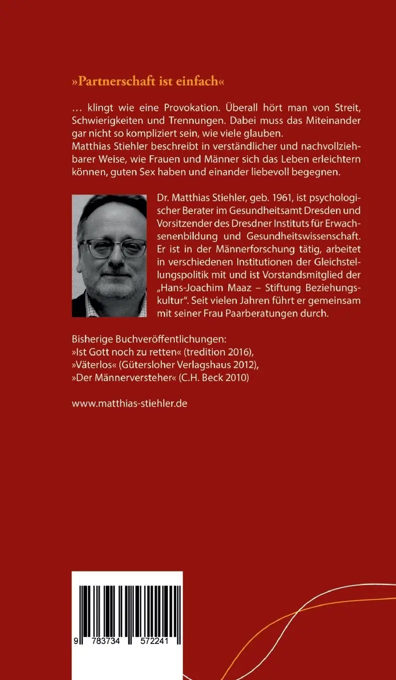 Rückseite: 9783734572241 | Partnerschaft ist einfach | Ein kleines Buch für ein gutes Leben