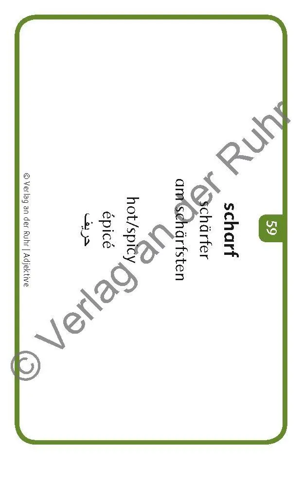 Bild: 9783834632241 | Adjektive | Redaktionsteam Verlag an der Ruhr | Box | 64 S. | Deutsch