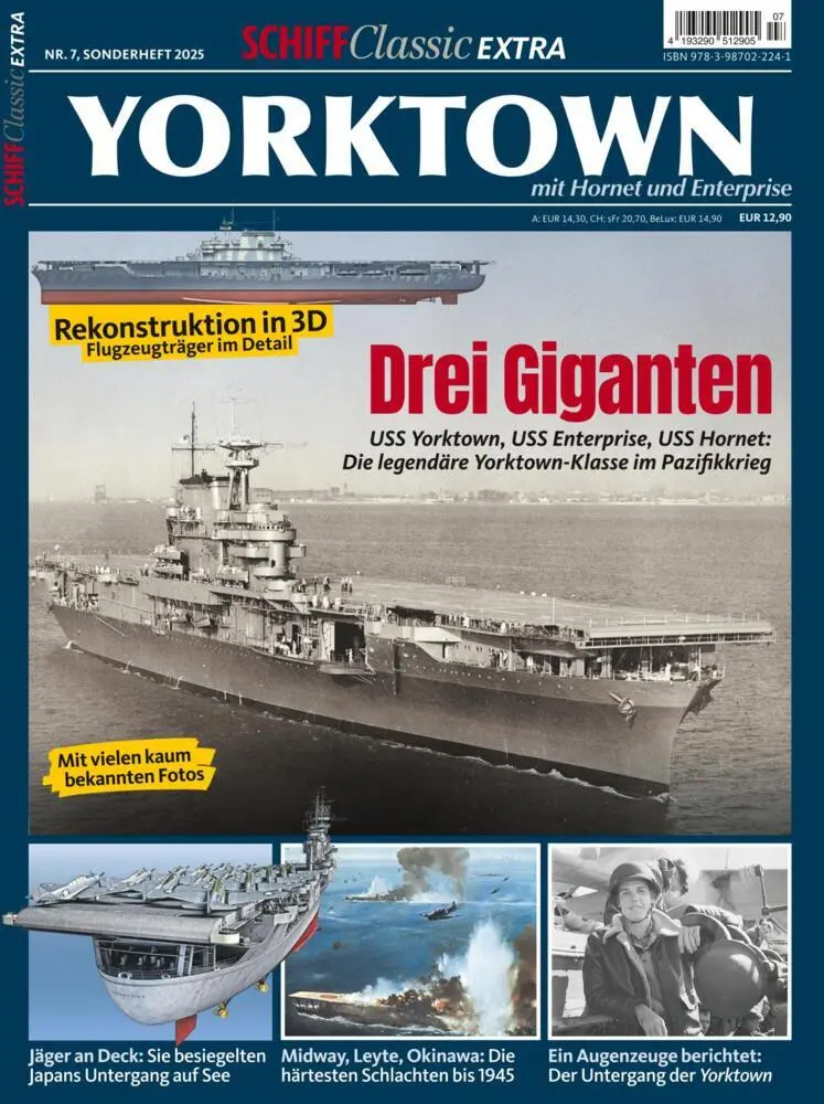 Cover: 9783987022241 | USS Yorktown | Schiff Classic Extra 7/2025 | Broschüre | 100 S. | 2025