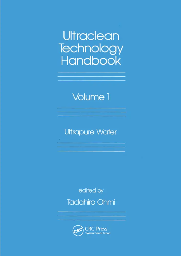 Cover: 9780367402341 | Ultra-Clean Technology Handbook | Volume 1: Ultra-Pure Water | Ohmi
