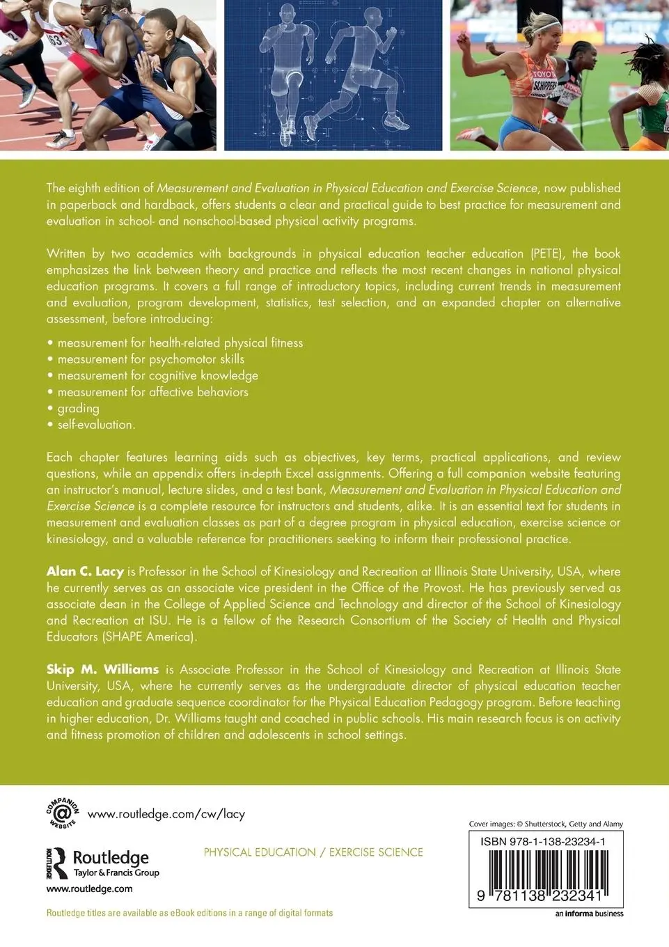 Rückseite: 9781138232341 | Measurement and Evaluation in Physical Education and Exercise Science