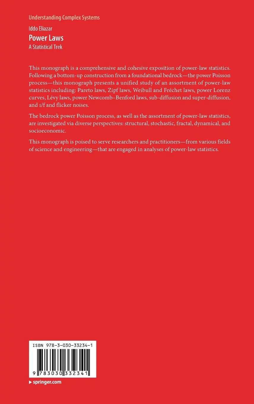 Rückseite: 9783030332341 | Power Laws | A Statistical Trek | Iddo Eliazar | Buch | xx | Englisch