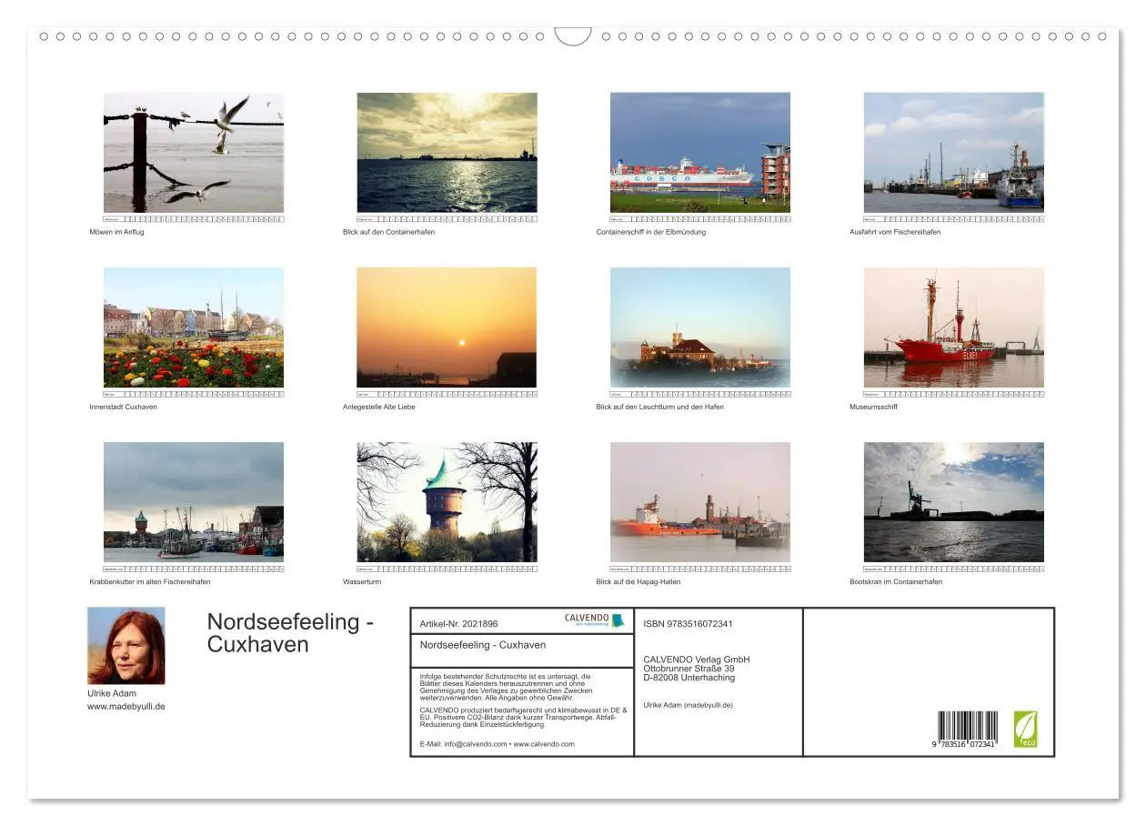 Bild: 9783516072341 | Nordseefeeling - Cuxhaven (Wandkalender 2026 DIN A2 quer), CALVENDO...