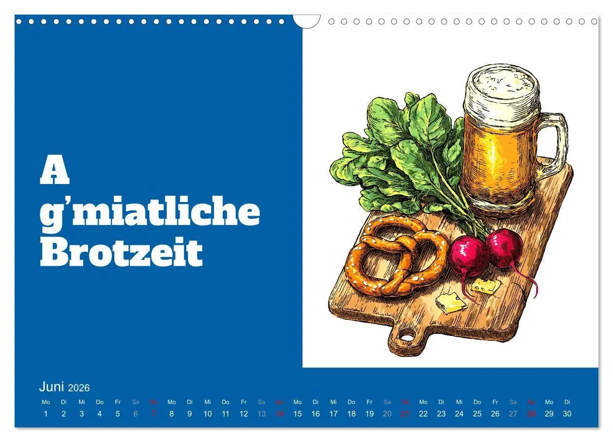 Bild: 9783516692341 | Griaß Eich! Bayern Kalender mit Dialekt und Mundart (Wandkalender...