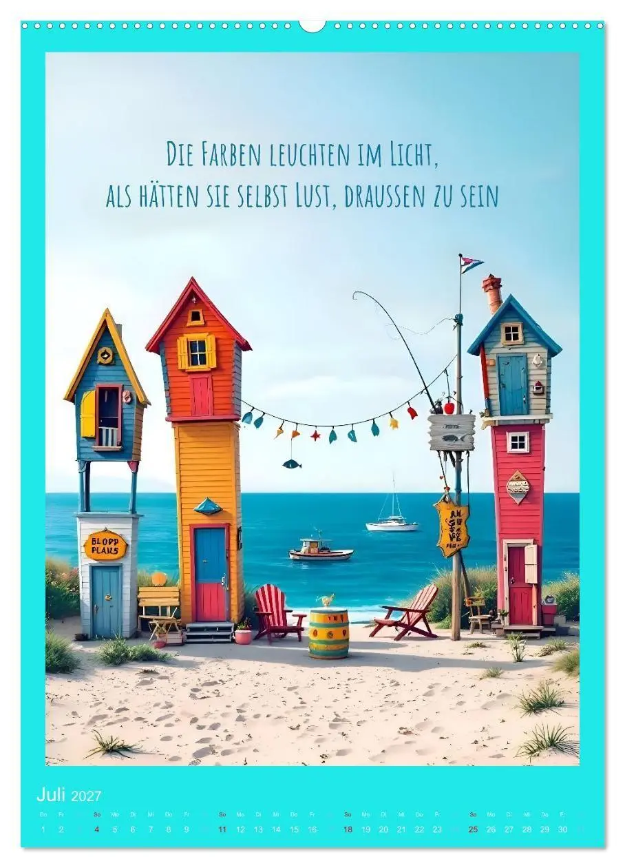 Bild: 9783516902341 | Hausgeflippt (hochwertiger Premium Wandkalender 2027 DIN A2 hoch),...