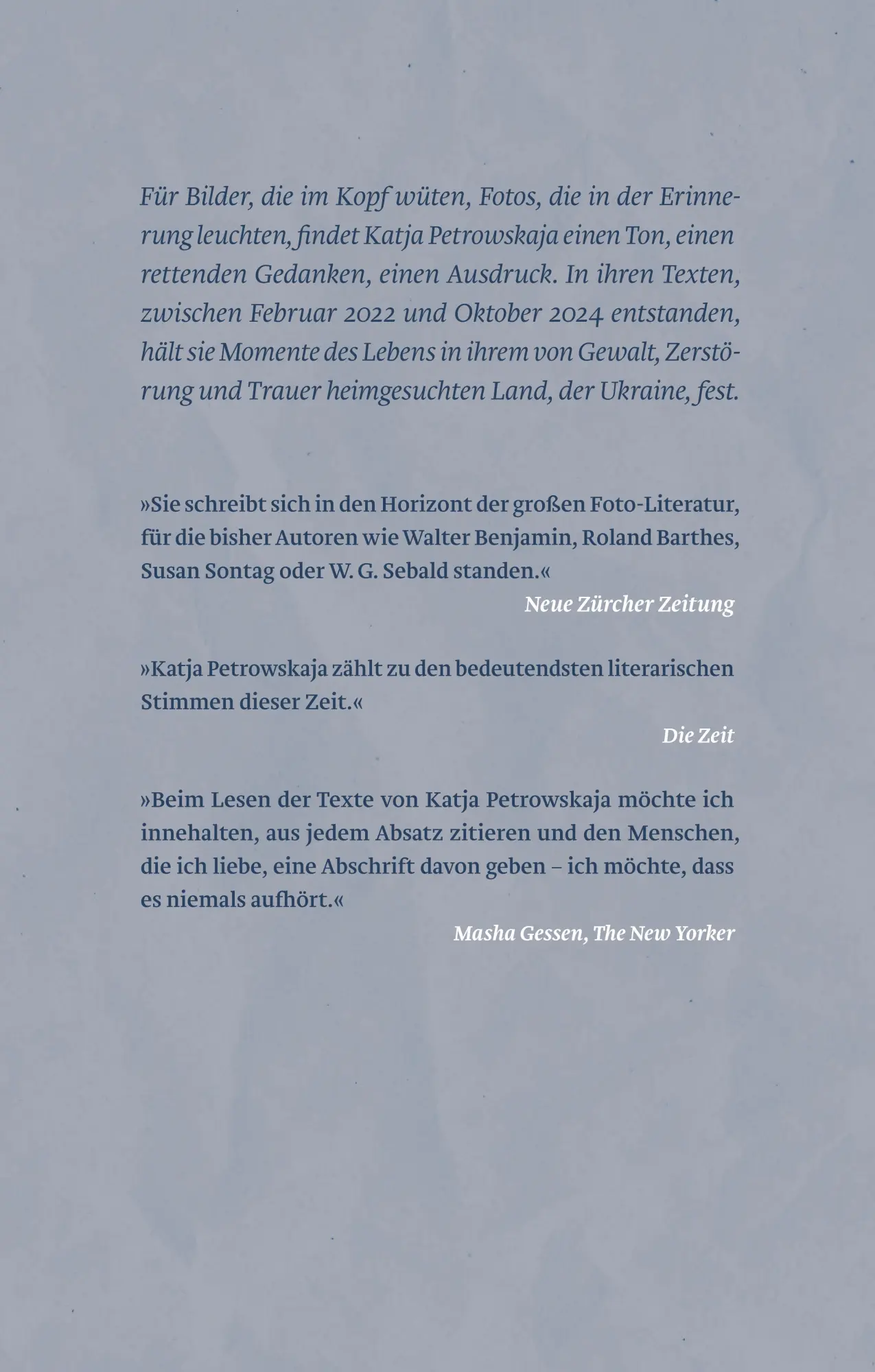 Rückseite: 9783518432341 | Als wäre es vorbei | Katja Petrowskaja | Buch | 220 S. | Deutsch