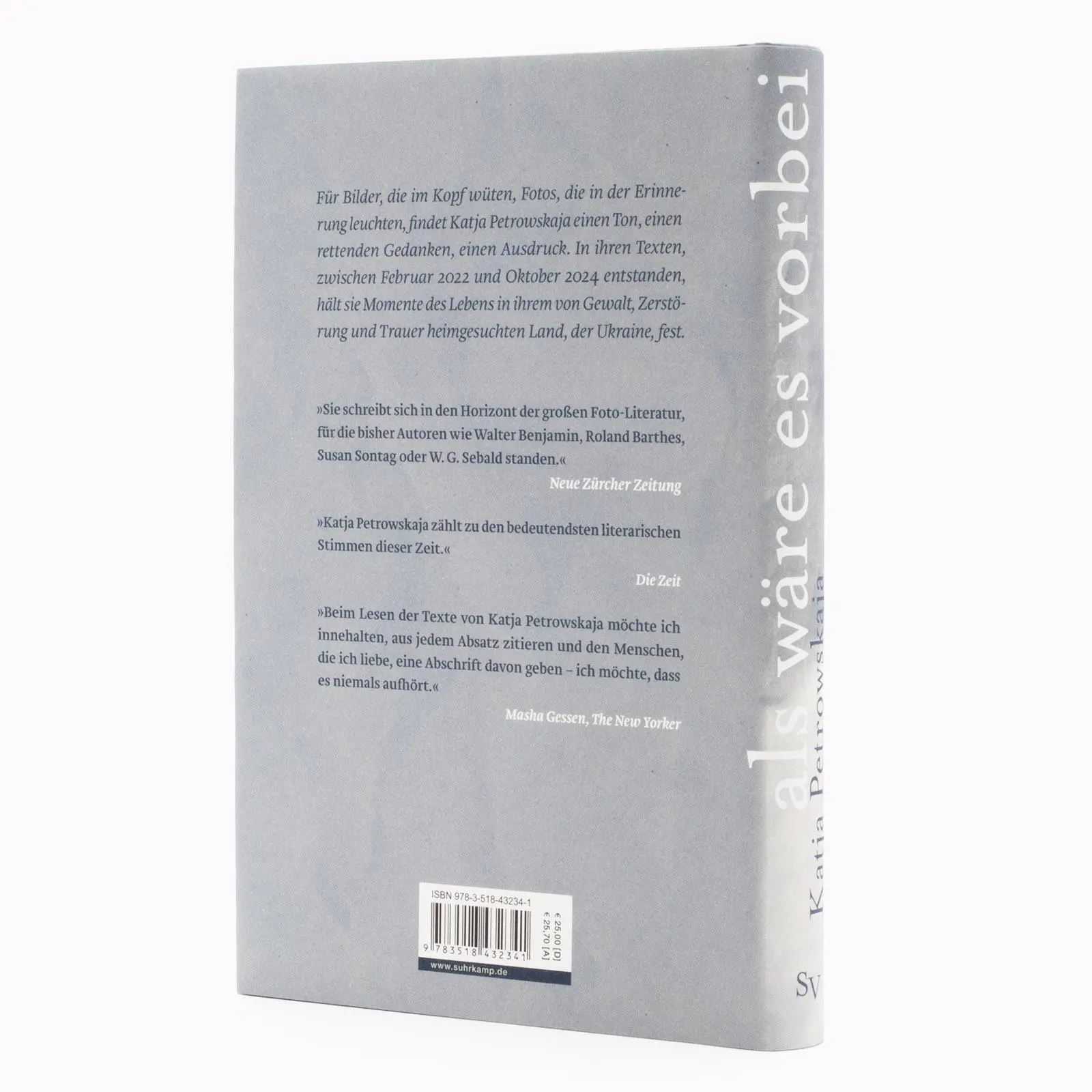 Bild: 9783518432341 | Als wäre es vorbei | Katja Petrowskaja | Buch | 220 S. | Deutsch