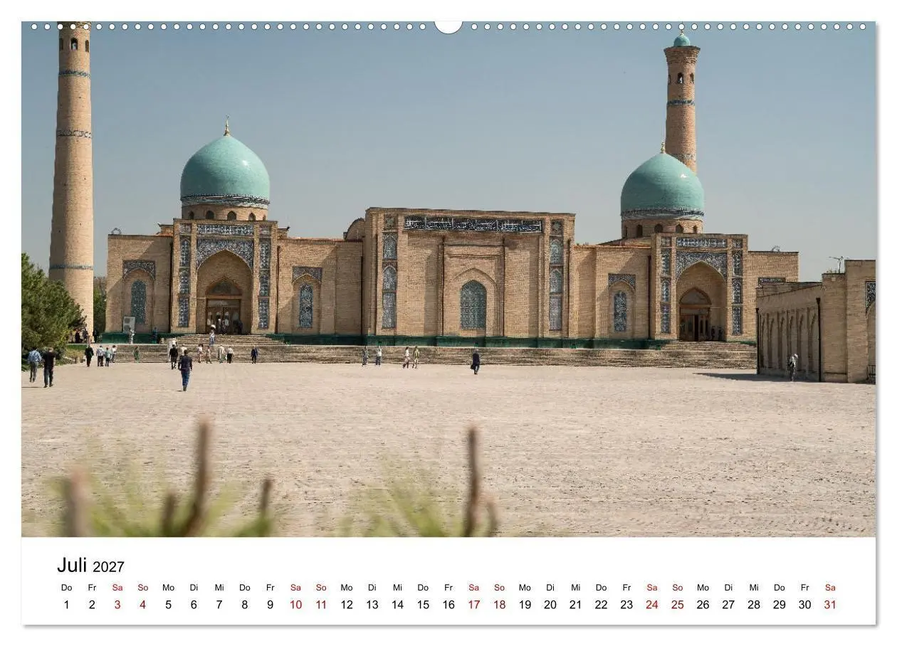 Bild: 9783569302341 | Usbekistan (hochwertiger Premium Wandkalender 2027 DIN A2 quer),...