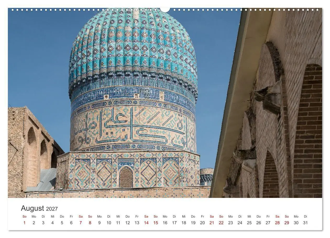 Bild: 9783569302341 | Usbekistan (hochwertiger Premium Wandkalender 2027 DIN A2 quer),...