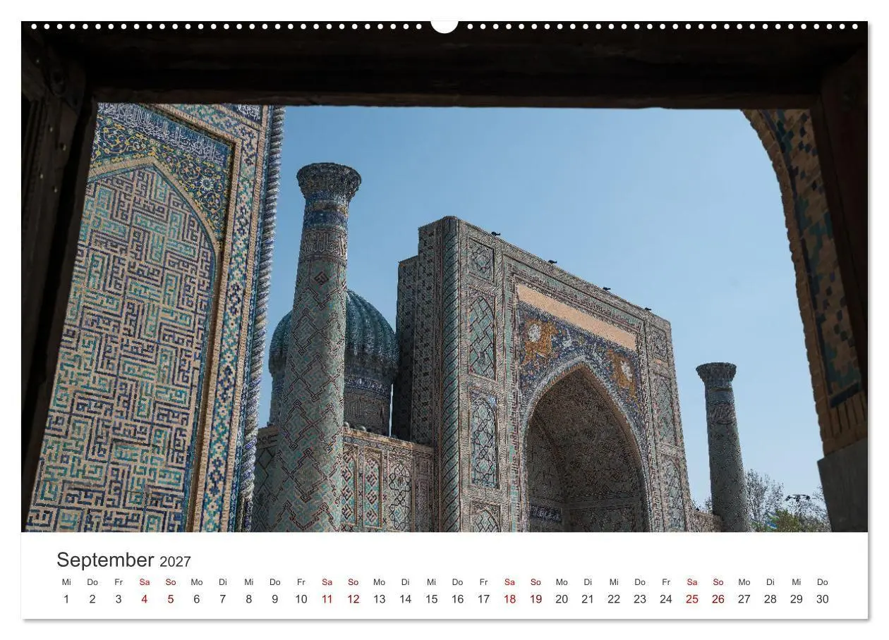 Bild: 9783569302341 | Usbekistan (hochwertiger Premium Wandkalender 2027 DIN A2 quer),...