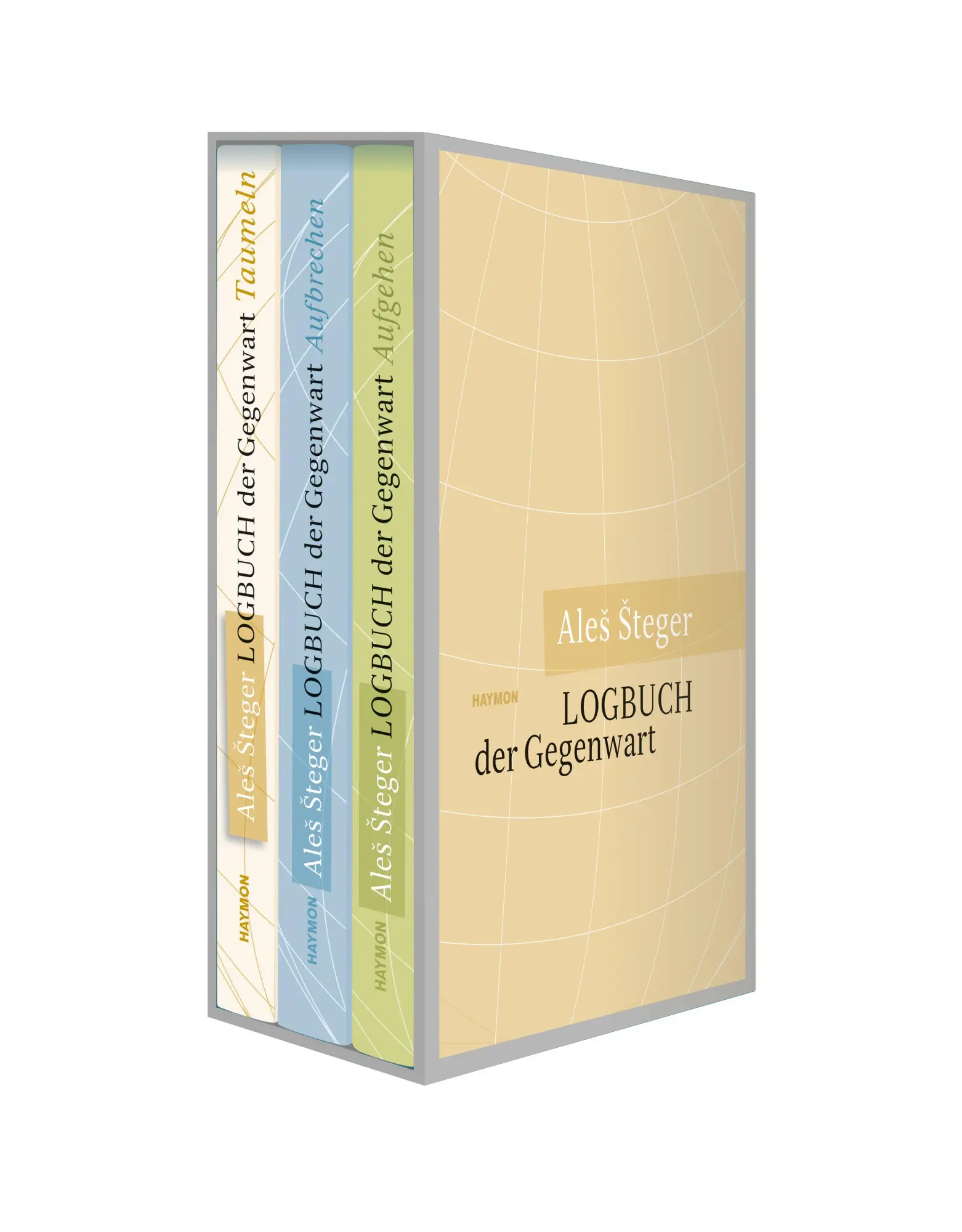 Cover: 9783709982341 | Logbuch der Gegenwart | Drei Bände im Schuber | Ales Steger | Buch