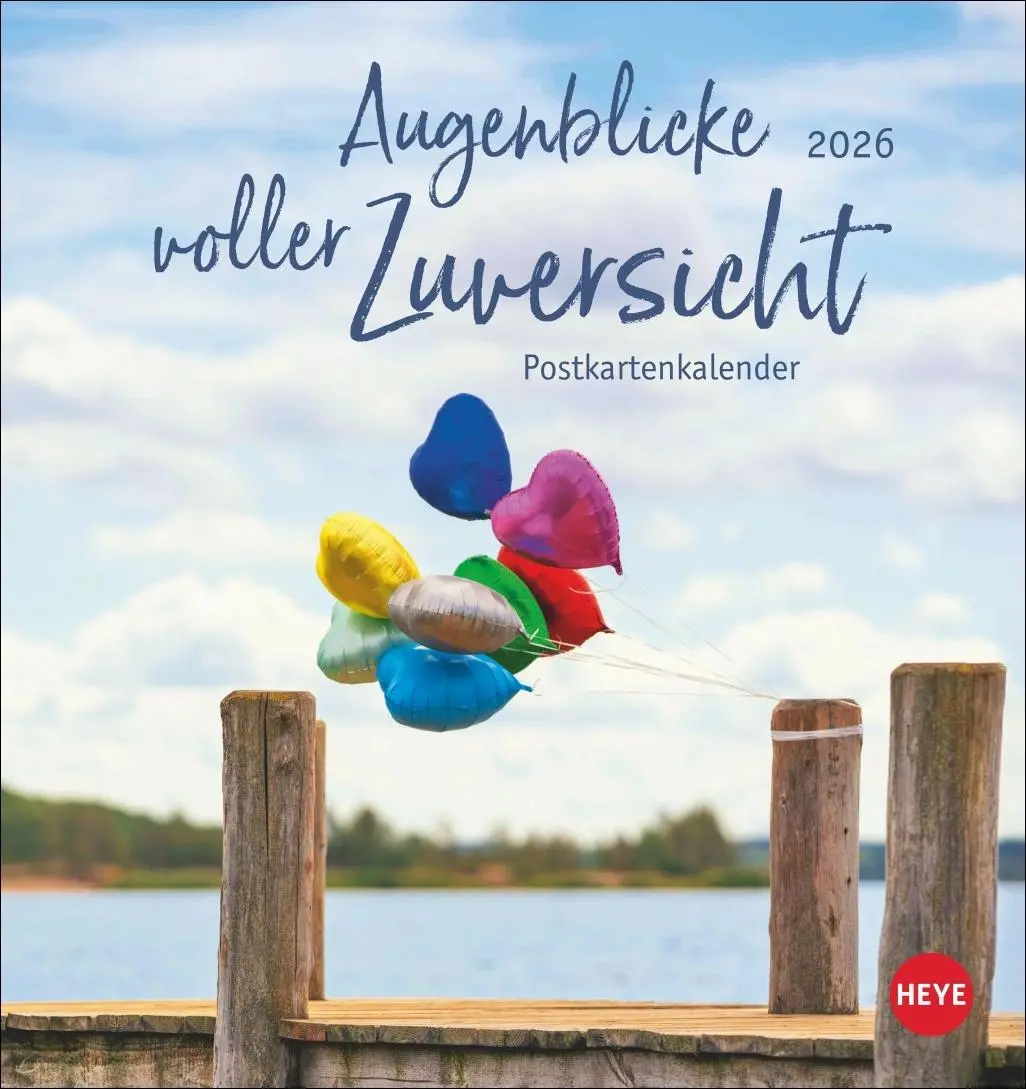 Cover: 9783756412341 | Augenblicke voller Zuversicht Postkartenkalender 2026 | Kalender